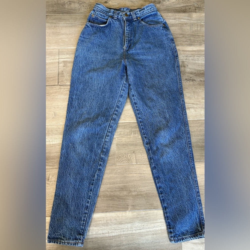 Vintage Sz 10 RARE ORANGE TAB acid wash 80s LEVIS!!!